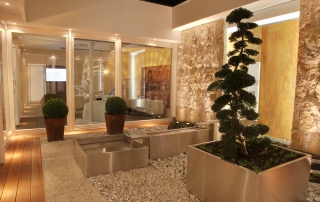 Innenhof Praxis Wahler & Kollegen Bad Kissingen