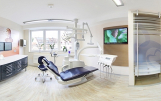 Behandlungsraum Panoramaaufnahme